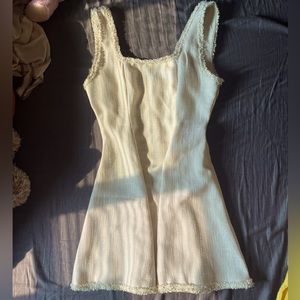 SHEIN size xs raw trim dress